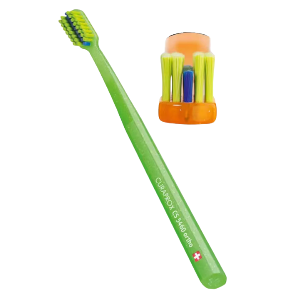 Poza produs Periuta de dinti ortho ultra soft pentru aparate dentare CS 5460, Curaprox