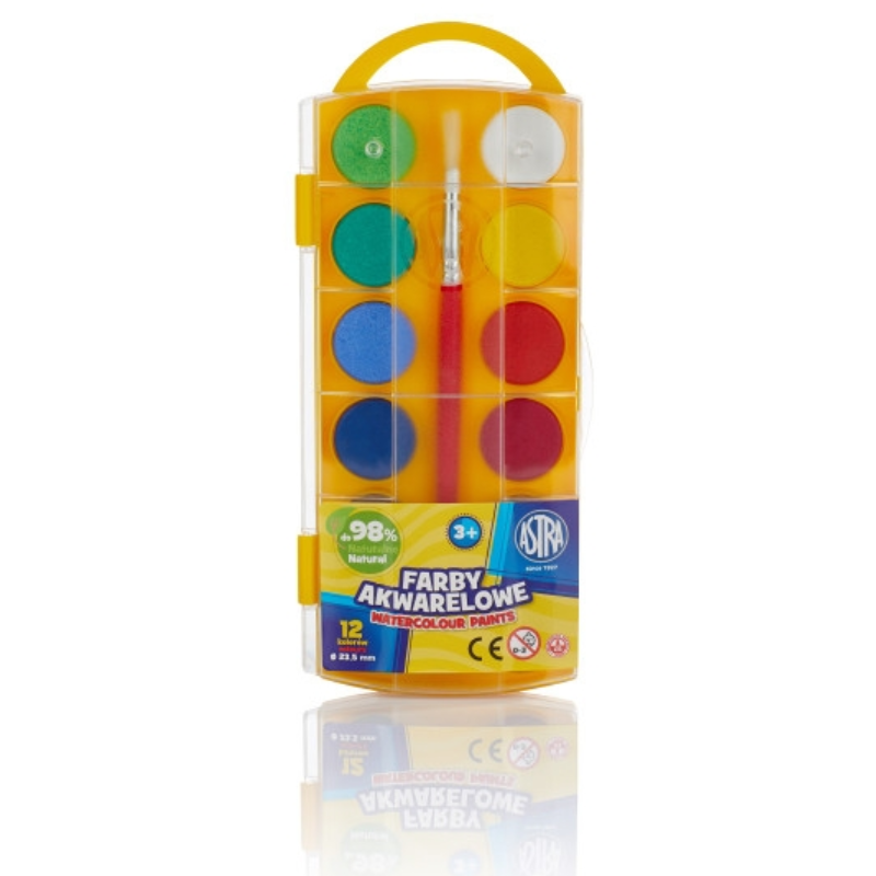 Poza produs Set acuarele, Astra | 12 culori