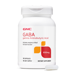 Gaba, 650 mg, GNC | 90 capsule