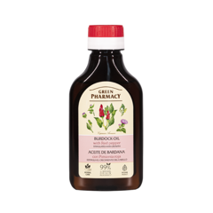 Ulei pentru scalp pentru cresterea parului cu Brusture si Ardei Iute, Green Pharmacy | 100 ml
