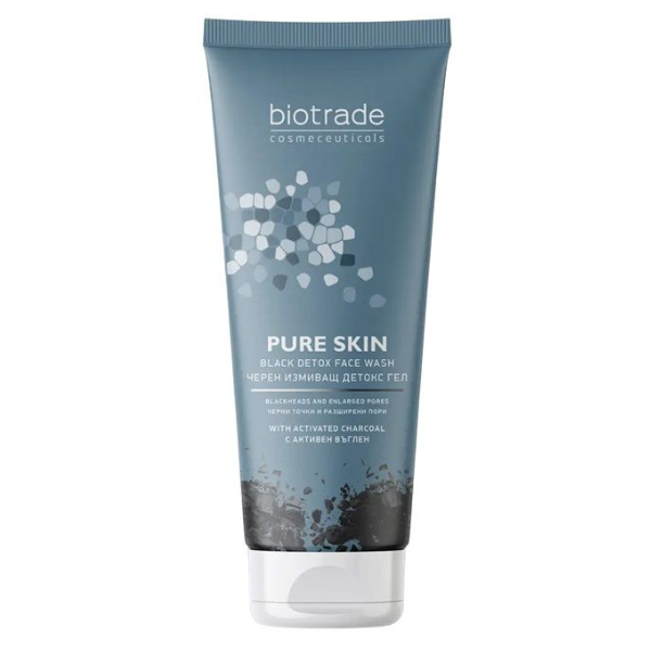 Poza produs Gel negru detoxifiant de curatare Pure Skin | 200 ml