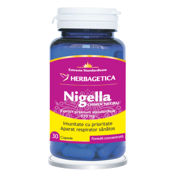 Poza produs Nigella Chimen Negru, Herbagetica | 30 capsule