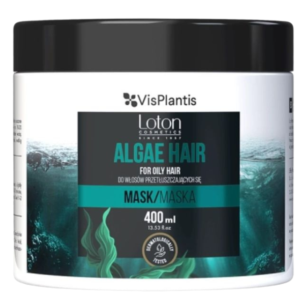 Poza produs Masca de par cu Alge Vis Plantis pentru par gras, Green Pharmacy | 400 ml