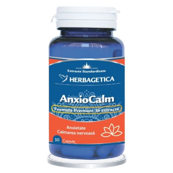 Poza produs Anxiocalm, Herbagetica | 30 capsule