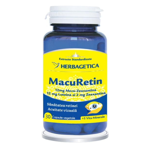 Poza produs MacuRetin, Herbagetica | 30 capsule