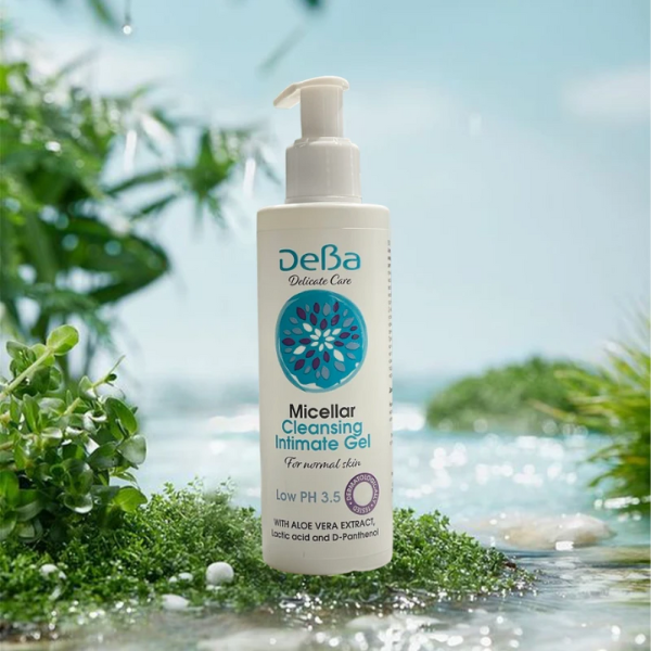 Poza produs Gel intim micelar pentru piele normala DEBA Delicate Care, Rubella | 200 ml