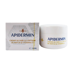 Crema Apidermin cu laptisor de matca si Vit A, Complex Apicol | 50 ml