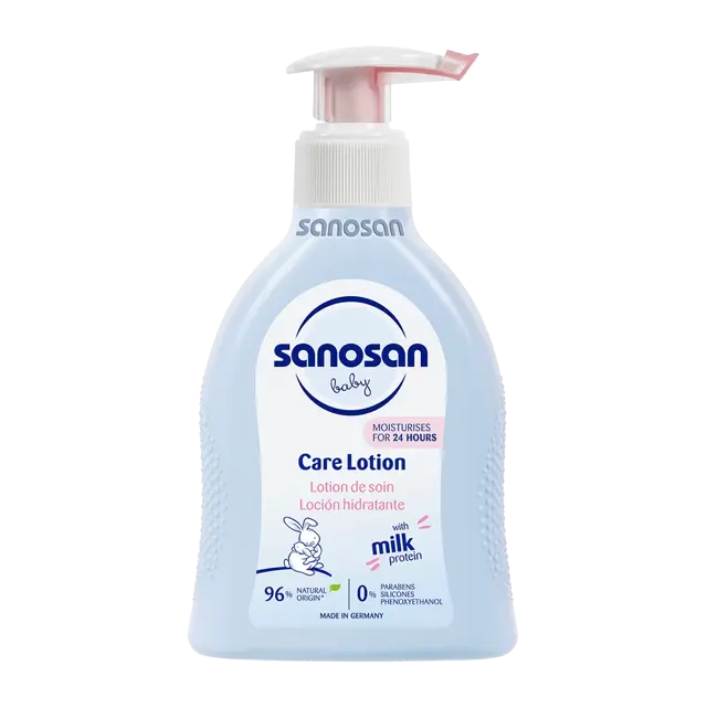Poza produs Lotiune de ingrijire pentru bebelusi, Sanosan Baby | 200 ml