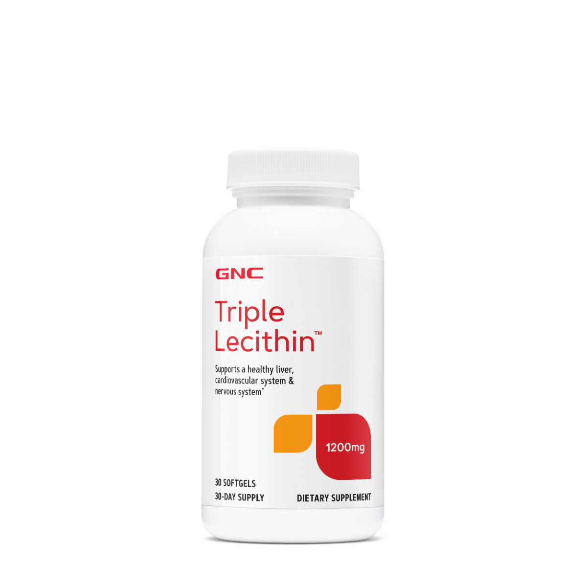 Poza produs Triple Lecithin 1200 mg, GNC | 30 capsule moi