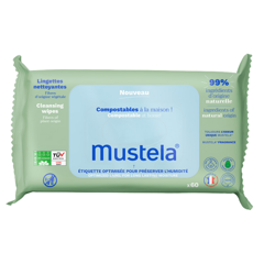 SERVETELE CURATATOARE CU APA COMPOSTABILE 60BUC