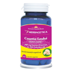 Coama Leului, Herbagetica | 60 capsule vegetale