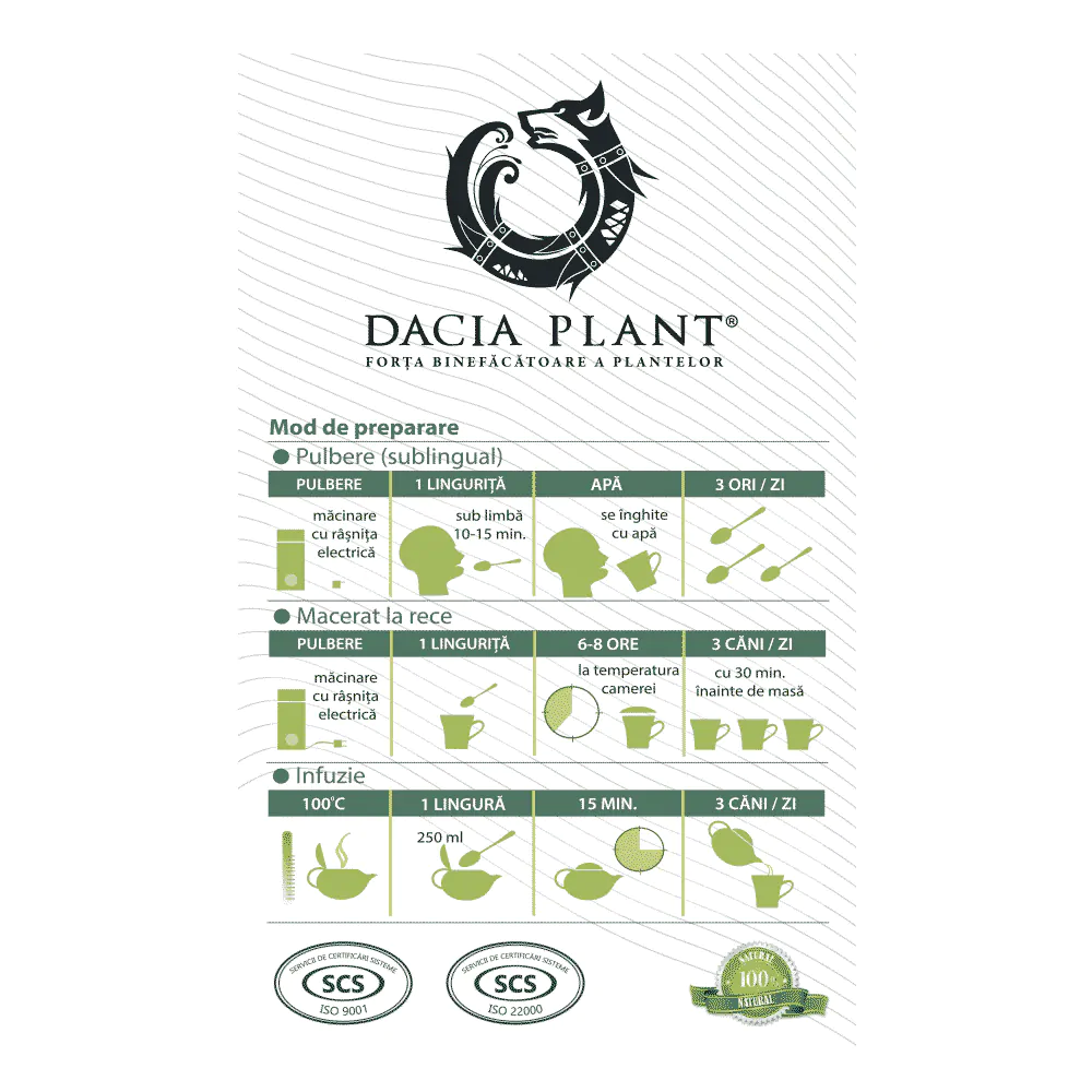 Poza produs Ceai Glicemonorm Forte, Dacia Plant | 50 g