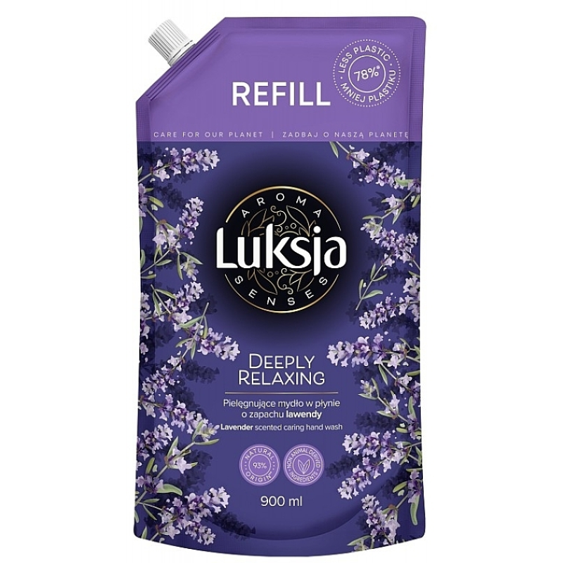 Poza produs Rezerva sapun lichid AROMA SENSES DEEPLY RELAXING Lavanda XXL, Luksja | 900 ML