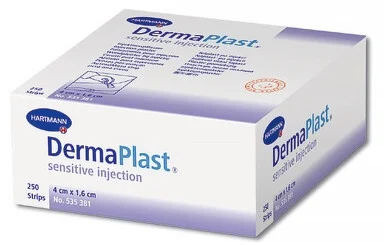 Poza produs Plasturi post injectie Dermaplast Sensitive Injection, Hartmann | 250 bucati