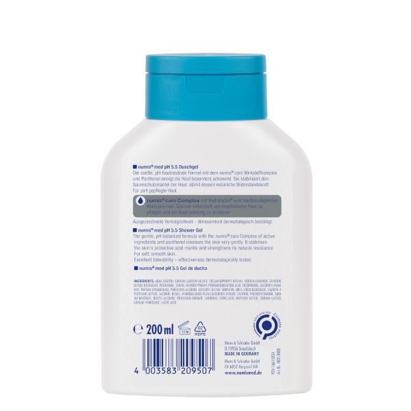 Gel de dus pH 5.5, Numismed | 200 ml — poza produs 2/2