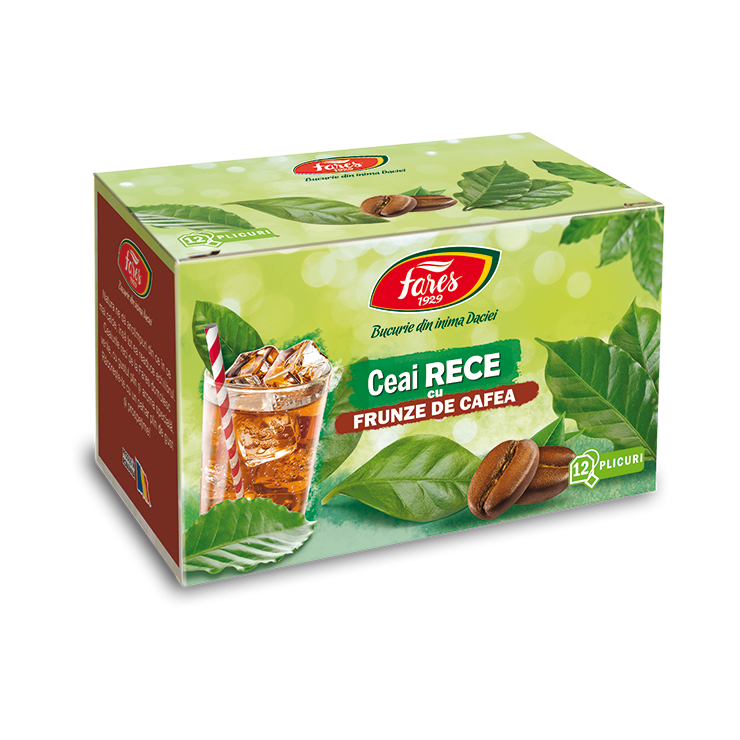 Poza produs Ceai rece cu frunze de cafea, Fares | 12 plicuri