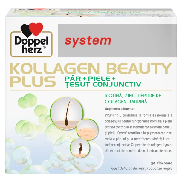 Poza produs Kollagen Beauty Plus, Doppelherz System | 30 fiole