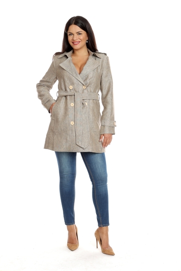 Poza produs Trenci dama DT22T06B bej, Dress to Impress | marimea 46