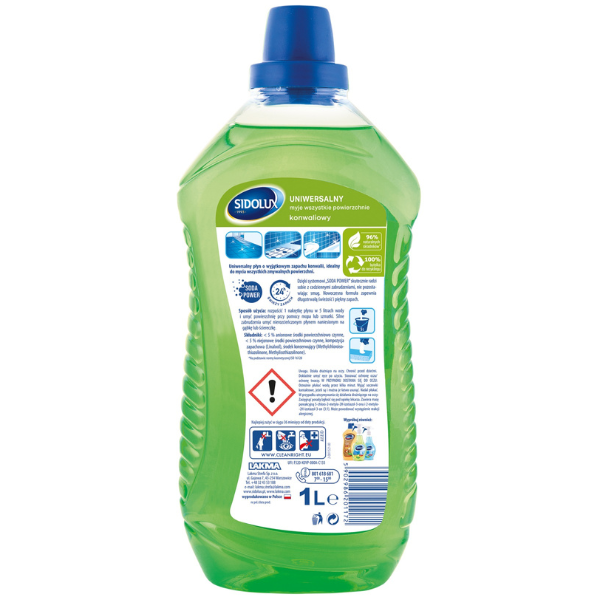 Poza produs Detergent Suprafete lavabile Lacramioare Sidolux Universal, Lakma | 1 L