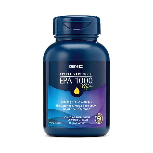 Poza produs GNC Triple Strength EPA 1000mg Mini, General Nutrition Corp | 90 cps