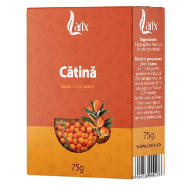 Poza produs CEAI DIN FRUCTE DE CATINA 75G
