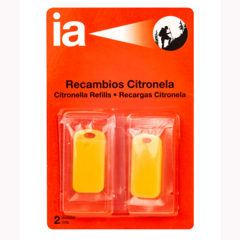 Rezerve bratara antitantari din neopren cu Citronella, Interapothek | 2 buc