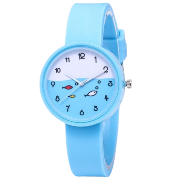 Poza produs Ceas copii CC004 Bleu, Time to Time | 1 buc
