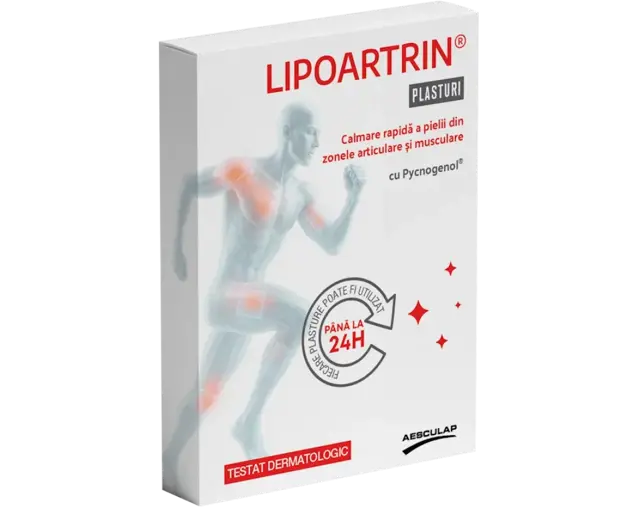 Poza produs Lipoartrin plasturi, Aesculap | 5 bucati