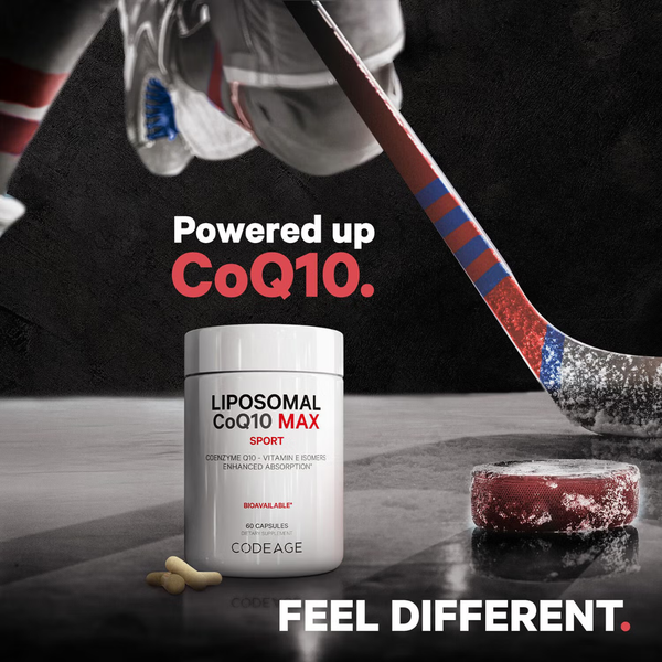 Poza produs CodeAge Liposomal CoQ10 Max, Coenzima Q-10 Lipozomala, General Nutrition Corp | 60 cps   