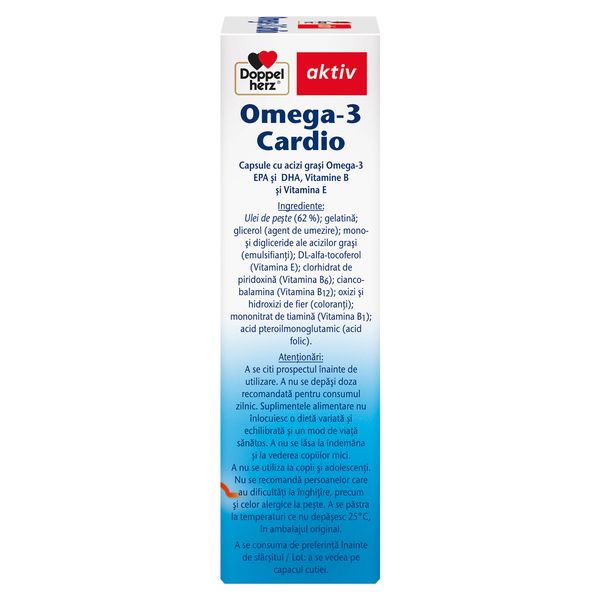 Supliment alimentar Cardio Omega-3, Doppelherz | 60 capsule — poza produs 4/4