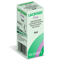 Solutie oftalmica Lacrisek Free, Biosooft | 10 ml