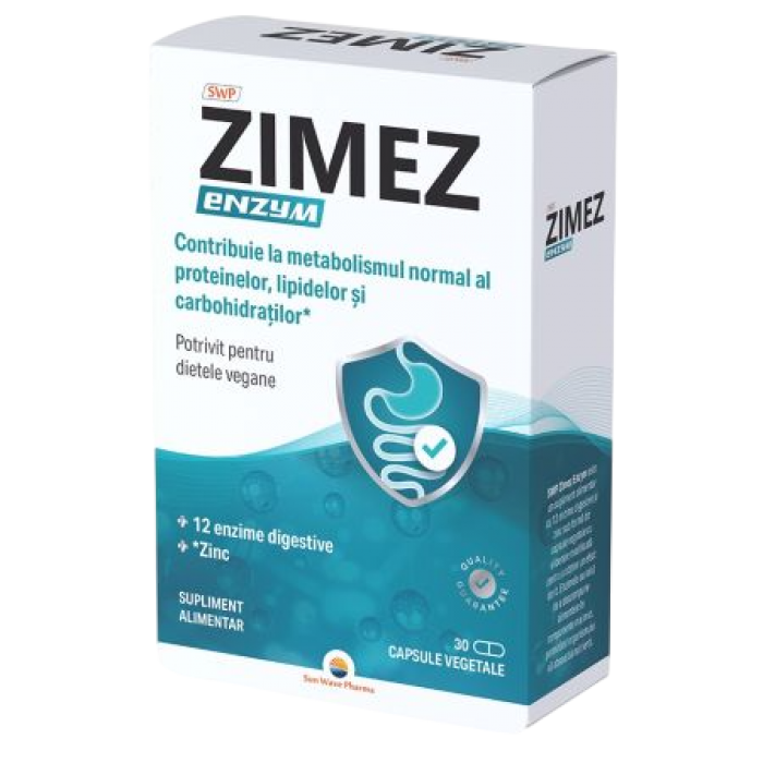Poza produs Zimez Enzym, Sun Wave Pharma | 30 capsule