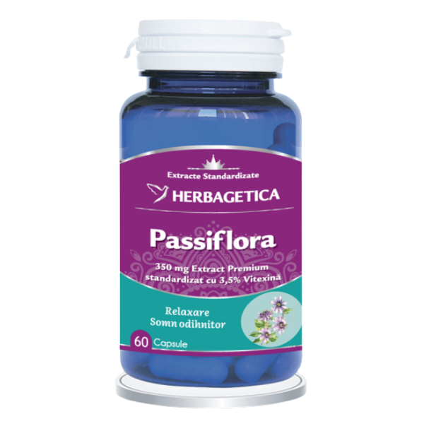 Poza produs Passiflora, Herbagetica | 60 capsule