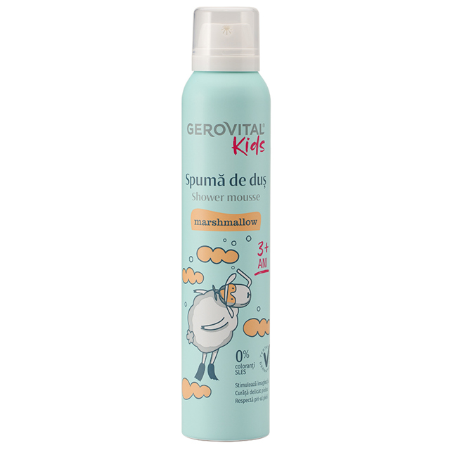 Poza produs Spuma de dus Marshmallow, Gerovital Kids  | 200 ml