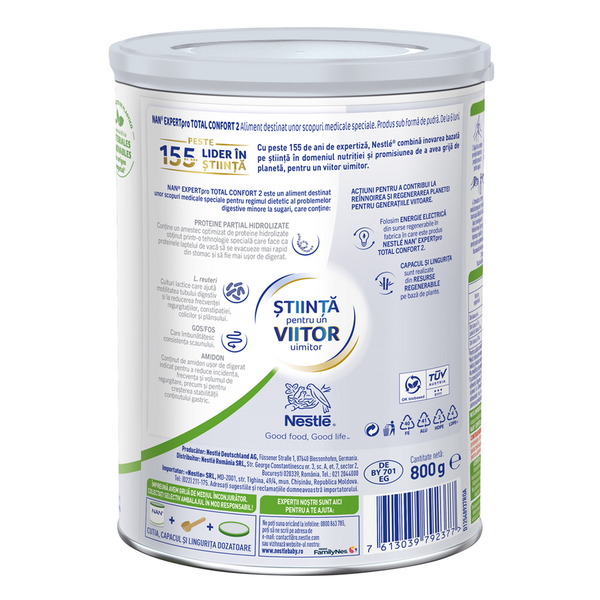 Lapte praf de la 6 luni Nan Expertpro Total Confort 2, Nestle  | 800 g, Nestle  — poza produs 3/5