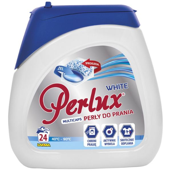 Poza produs Detergent super compact Perlux White, Lakma | 24 capsule