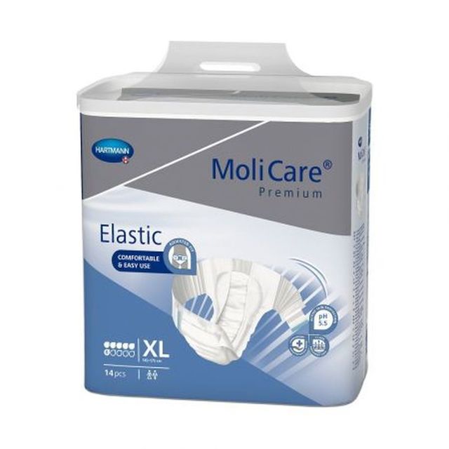 Poza produs Slip pentru incontinenta MoliCare Premium Elastic  marime XL , Hartmann | 14 bucati