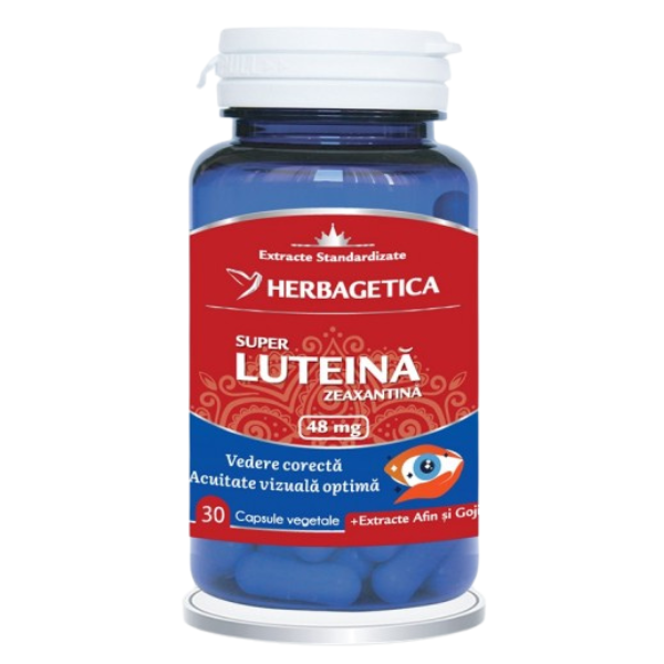 Poza produs Super Luteina Zeaxantina, Herbagetica | 30 capsule