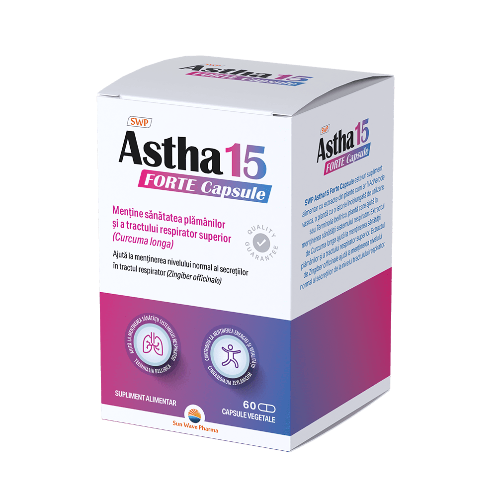 Poza produs Astha 15 Forte, Sun Wave Pharma | 60 capsule