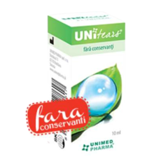 Picaturi oftalmice fara conservanti Unitears, Unimed Pharma | 10 ml