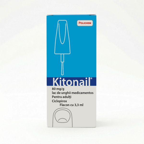 Poza produs Kitonail 80 mg/g lac de unghii medicamentos, Angelini | 3,3 ml