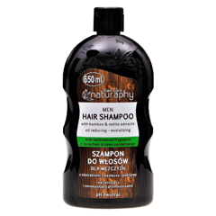 Sampon pentru reglarea sebumului cu Extract de Bambus si Urzica Naturaphy Men, Blux | 650 ml