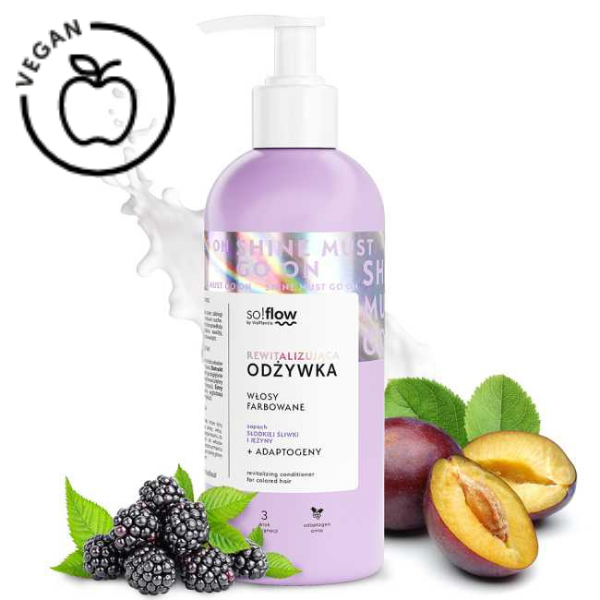 Poza produs Balsam So!Flow pentru par vopsit, Green Pharmacy | 400ml