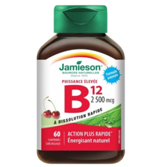 Vitamina B12 2500 mcg, Jamieson | 60 tablete