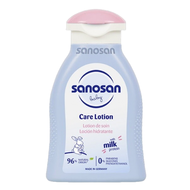 Poza produs Lotiune de ingrijire pentru bebelusi, Sanosan Baby | 100 ml