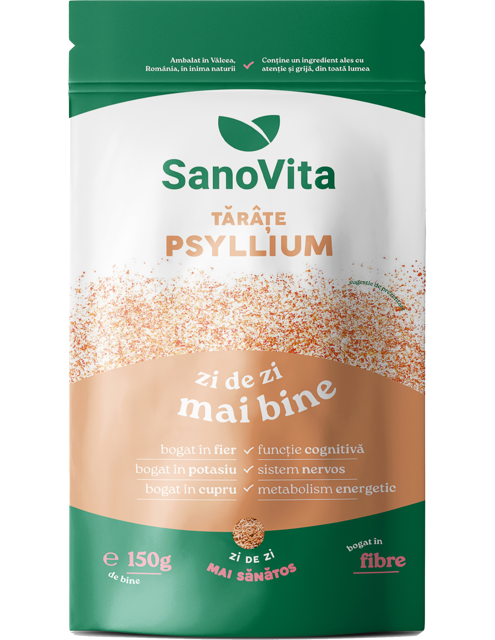 Poza produs Tarate de Psyllium, Sanovita | 150 g