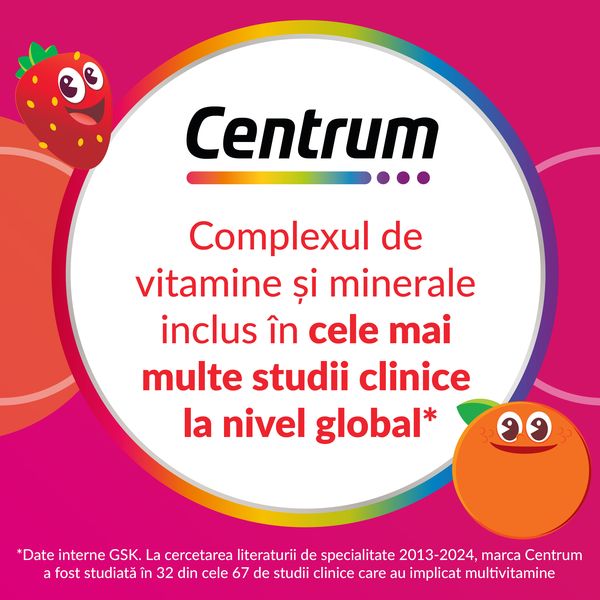 Poza produs Centrum Kids VitaGummies Berry, Haleon | 60 jeleuri