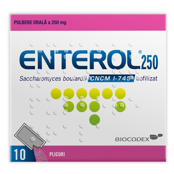 Poza produs Enterol 250 mg pulbere orala, Biocodex | 10 plicuri