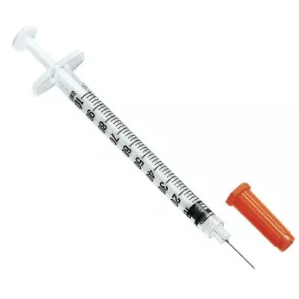 Poza produs Seringa insulina 3 componente cu ac incorporat 29G, Narcis | 1 buc