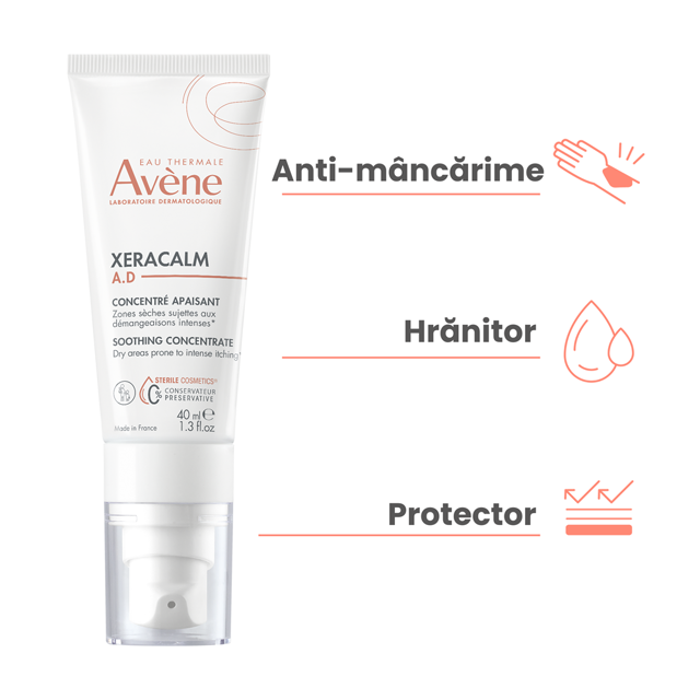 Poza produs Concentrat calmant anti-mancarimi Xeracalm, Avene | 40 ml